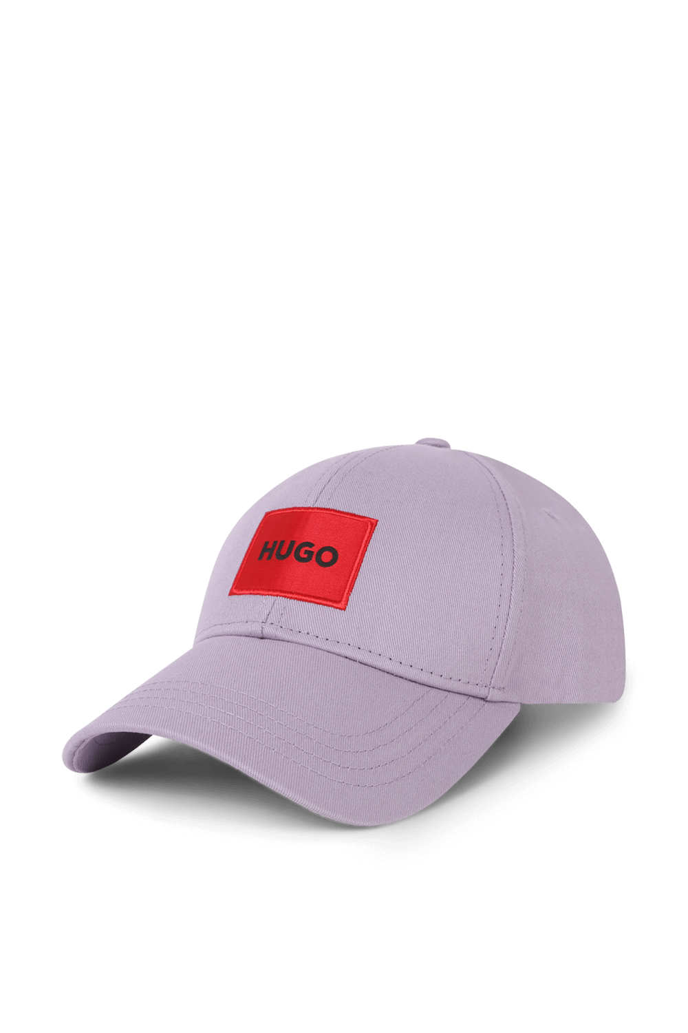 תמונה קידמית של כובע בייסבול סגול עם לוגו פאץ'