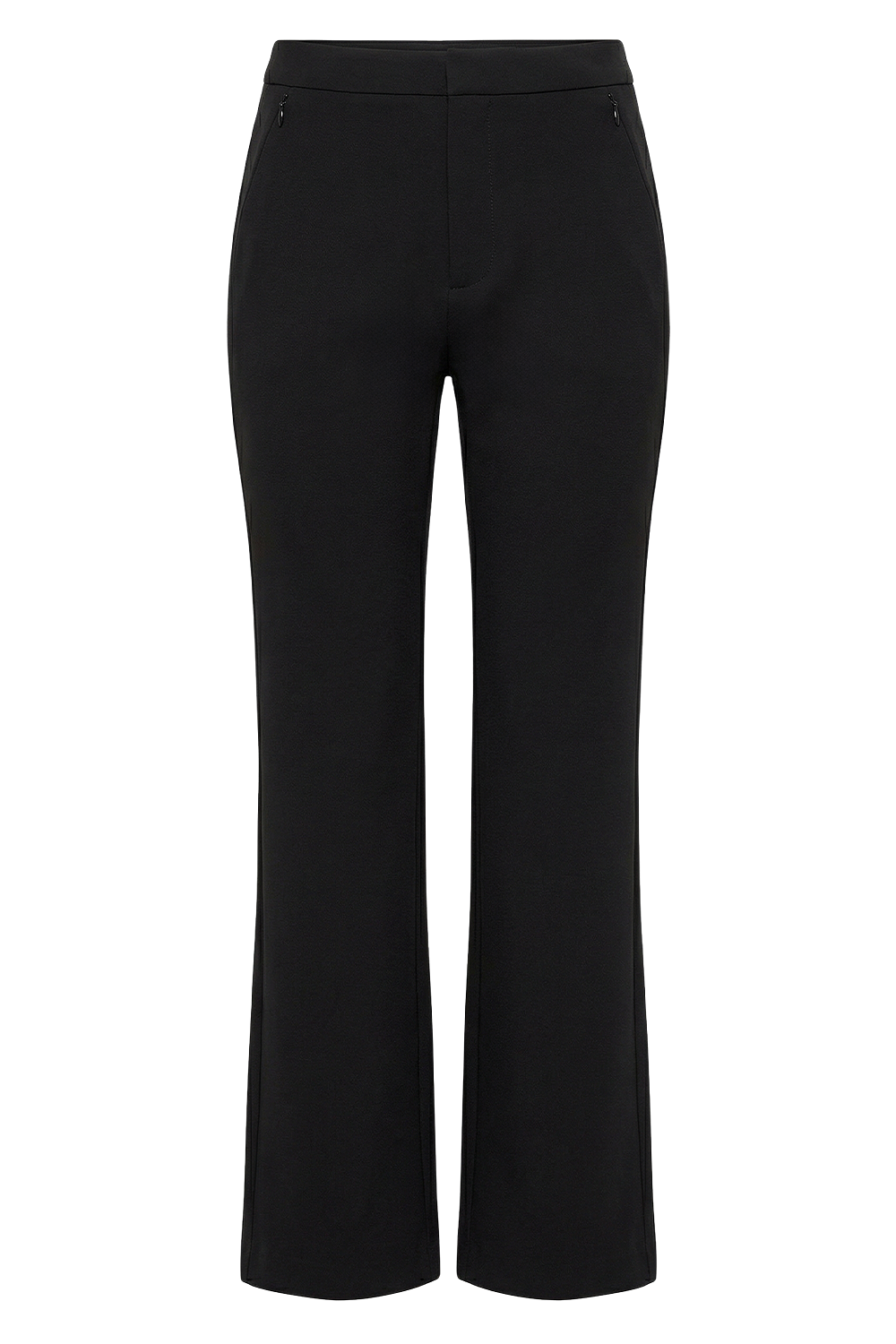 תמונה קידמית של מכנסיים מחויטים בגזרה ישרה