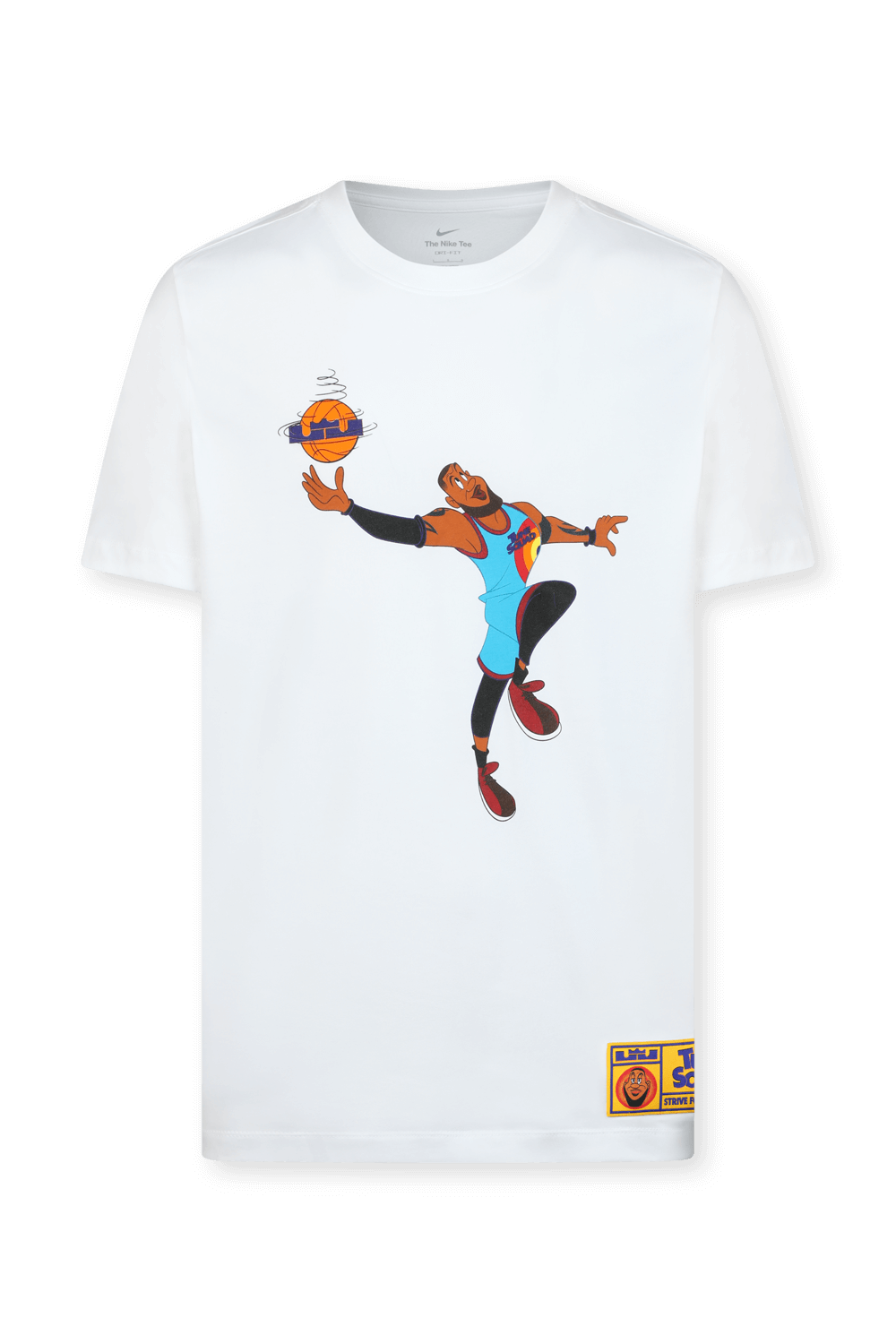 תמונה קידמית של טי שירט ספייס ג'אם בגוון לבן