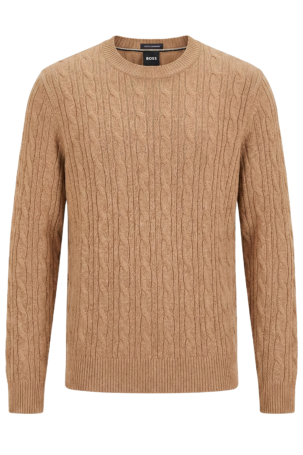 תמונה קידמית של סריג צמר וקשמיר