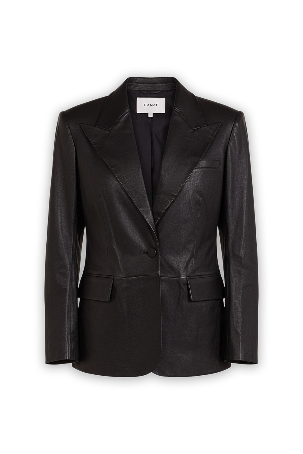 תמונה קידמית של ז'קט עור