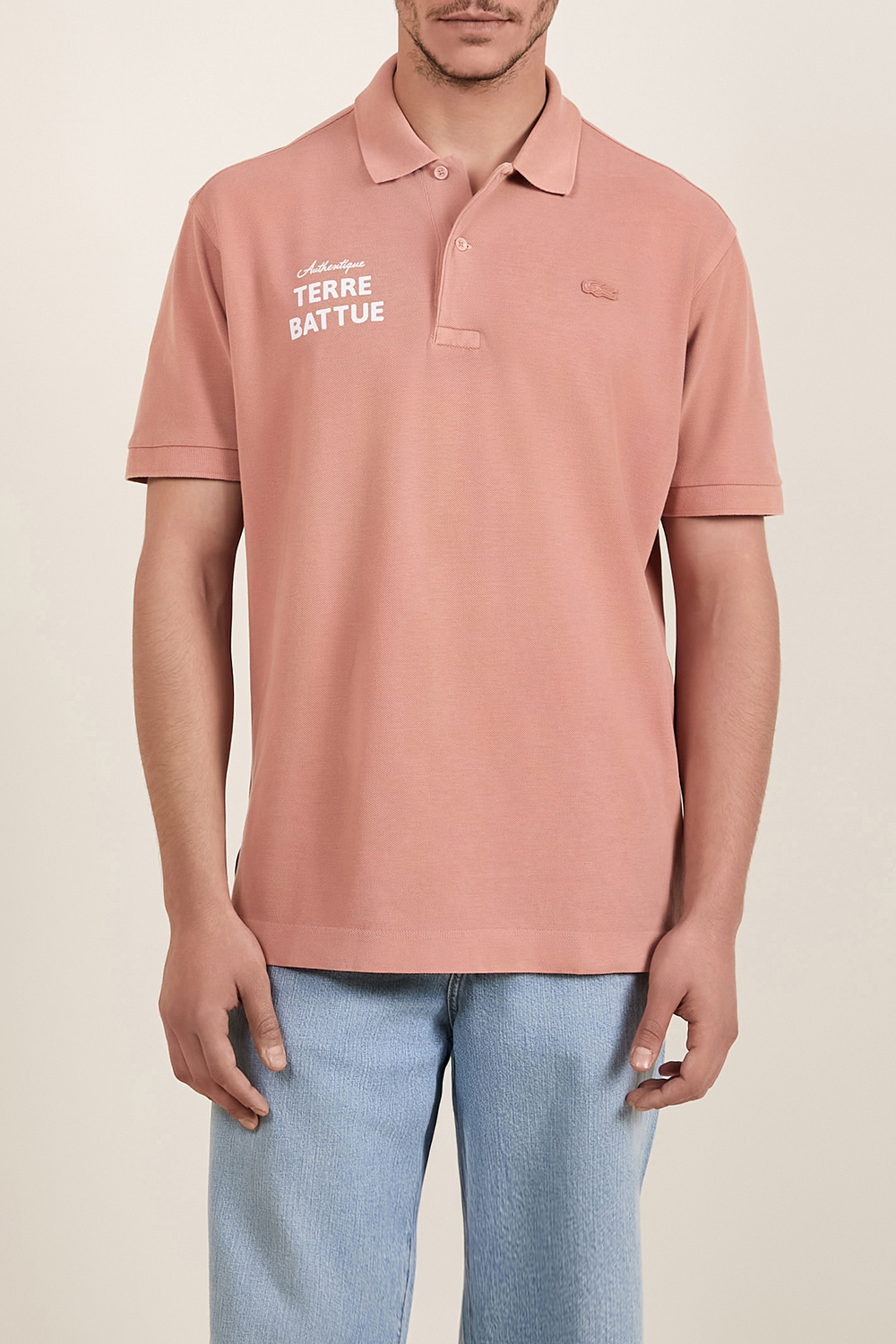 תמונת דוגמן קידמית של חולצת פולו רולאן גארוס