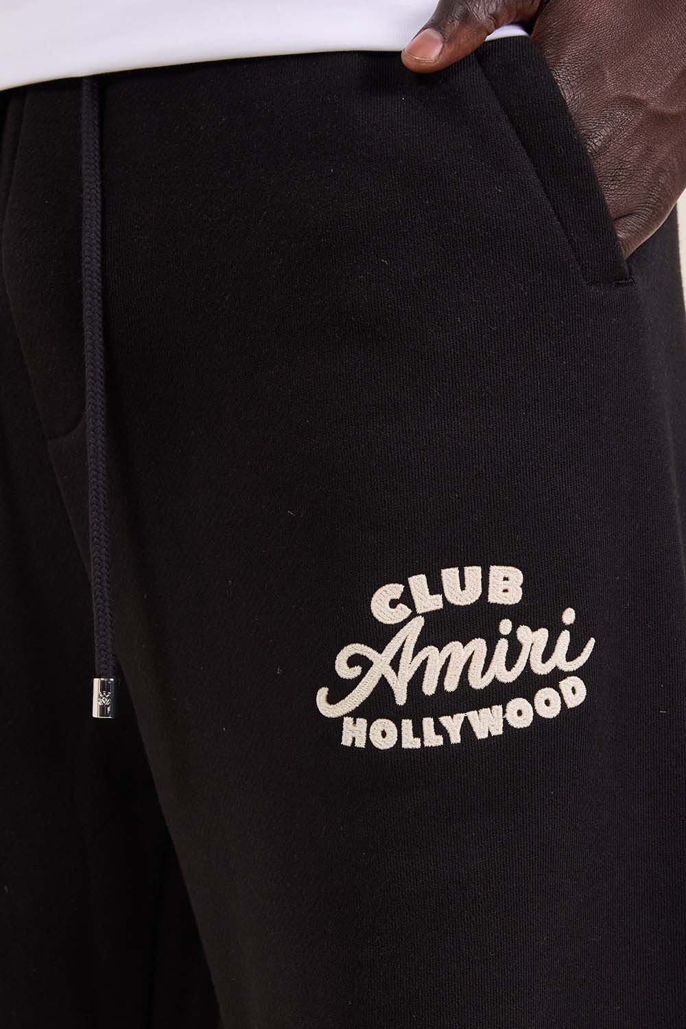 תמונת תקריב דוגמן של מכנס פוטר / פרנץ טרי