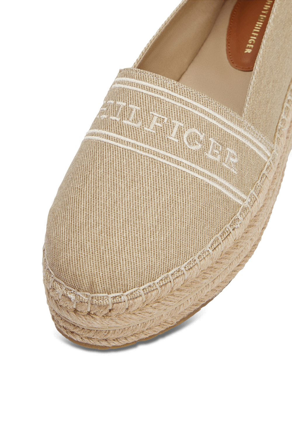 תמונת פנים של נעלי אספדריל פלטפורמה