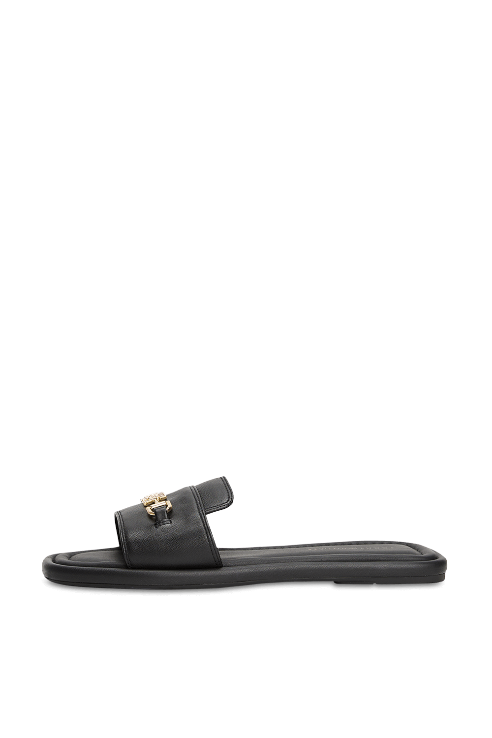 תמונה אחורית של כפכפי סליידס מעור