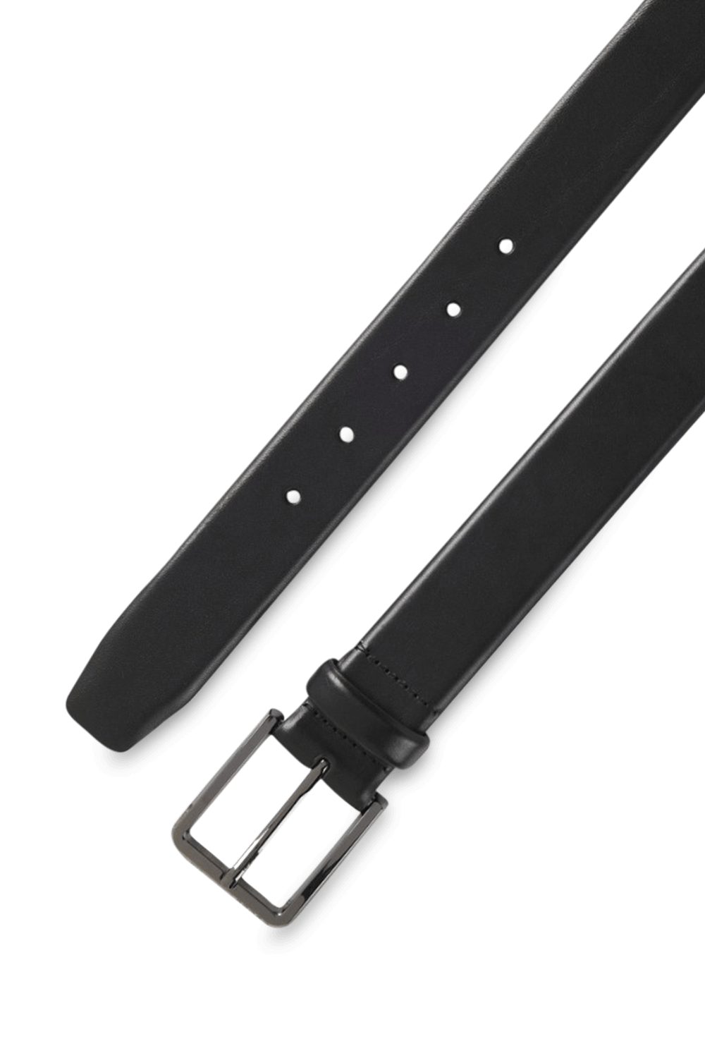 תמונה אחורית של חגורת עור