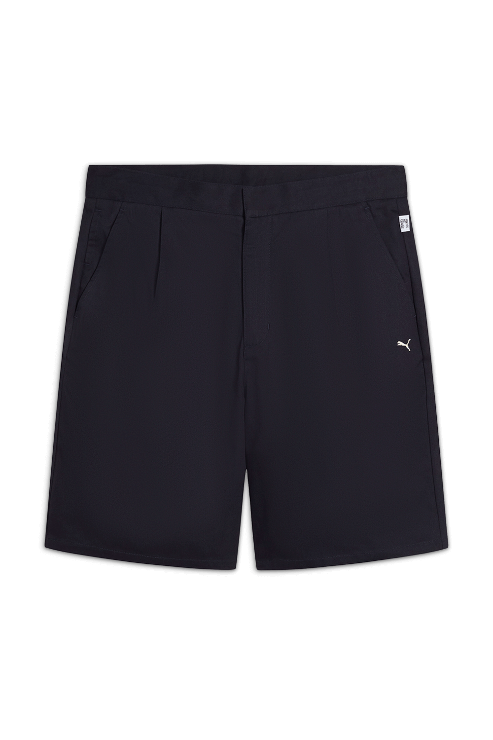 תמונה קידמית של מכנסי צי'נו קצרים