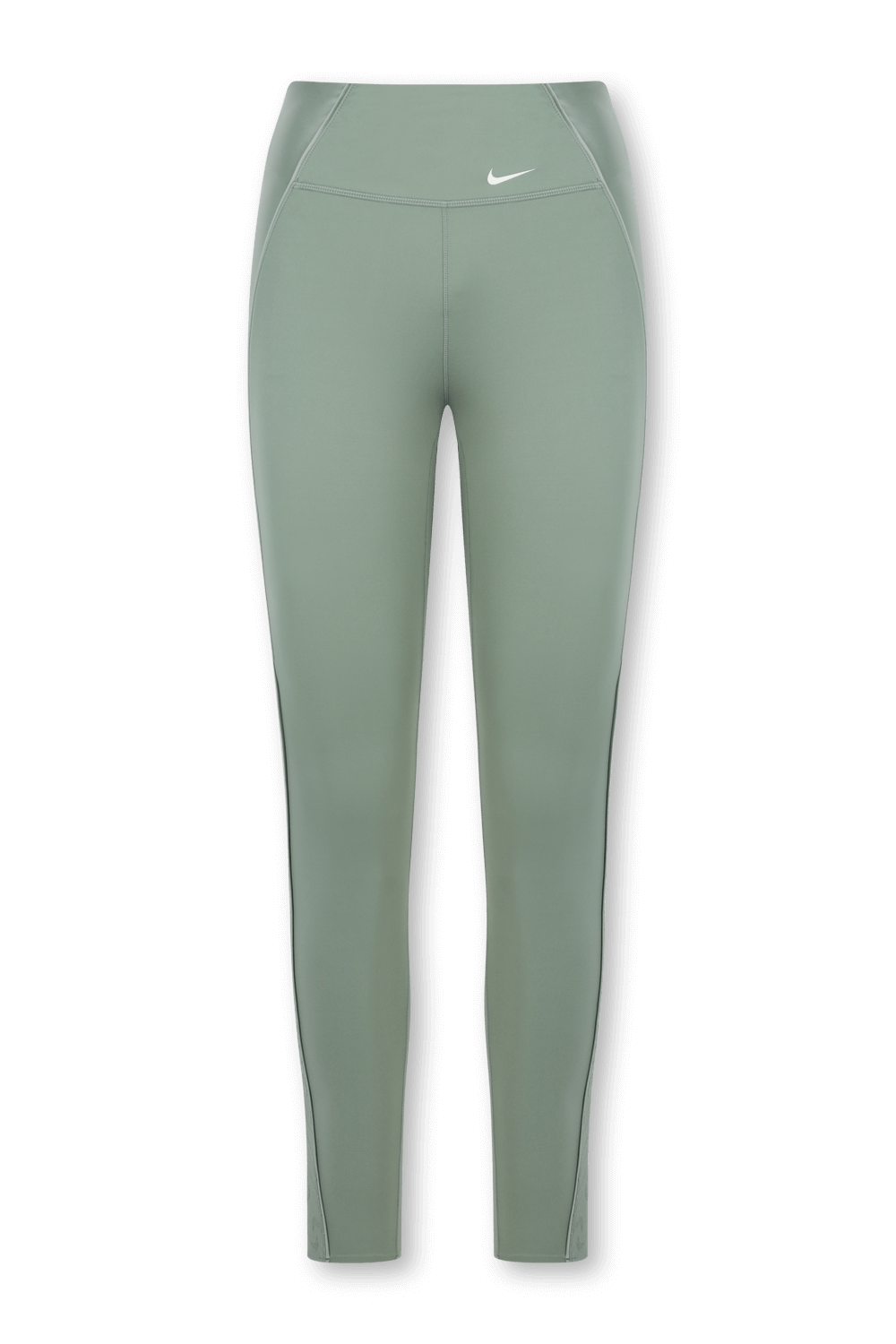 תמונה קידמית של מכנסי טייץ דריי-פיט וואן לוקס בגוון ירוק מעושן