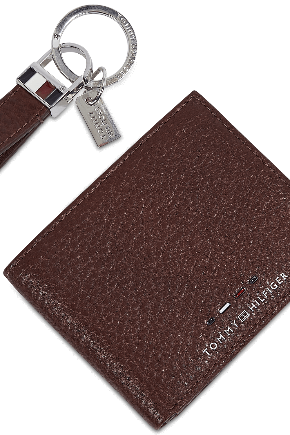 תמונת תקריב של מארז ארנק ומחזיק מפתחות