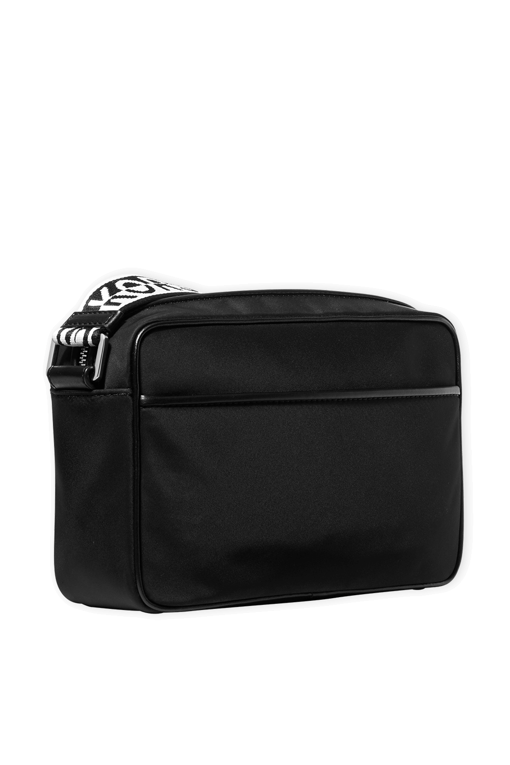 תמונה אחורית של תיק קרוס מייב עם רצועה באריגת ג'קארד