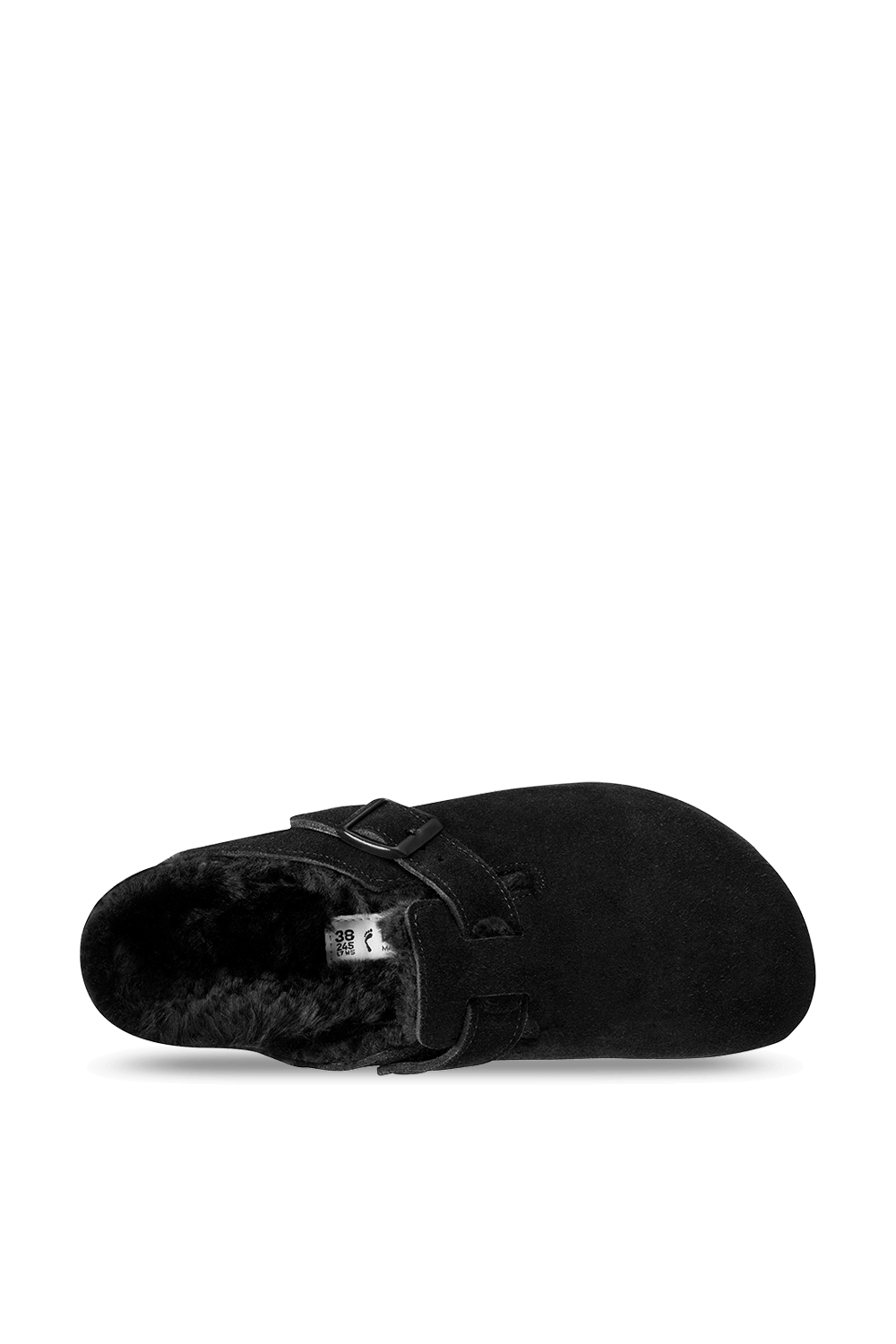 תמונת תקריב של נעלי בוסטון זמש ושרלינג