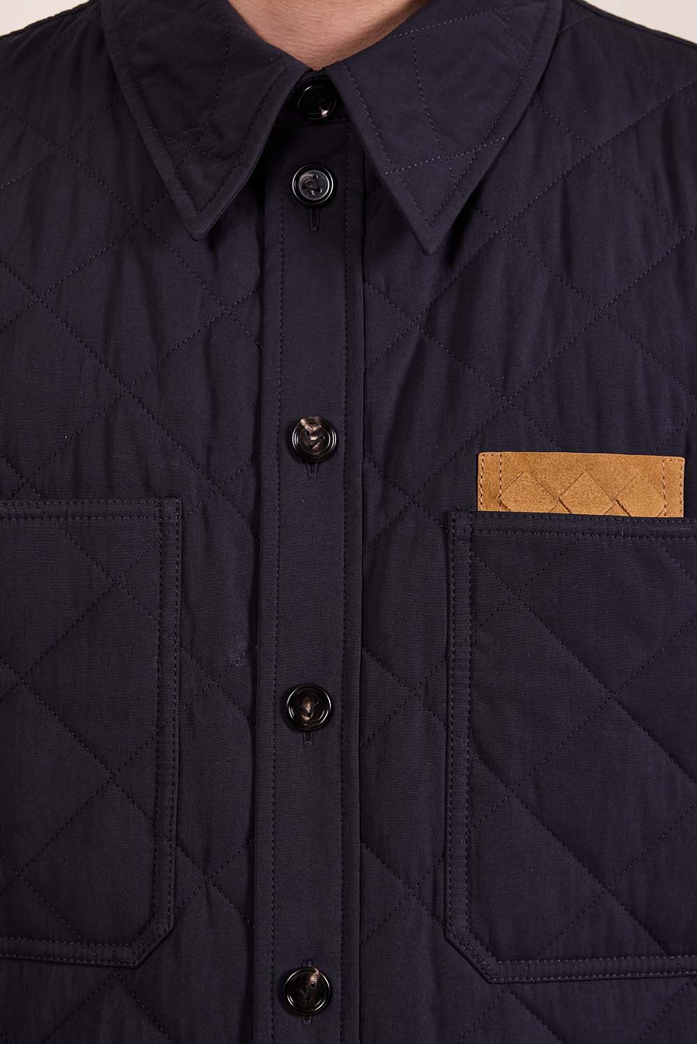 תמונת תקריב דוגמן של ז'קט קווילט