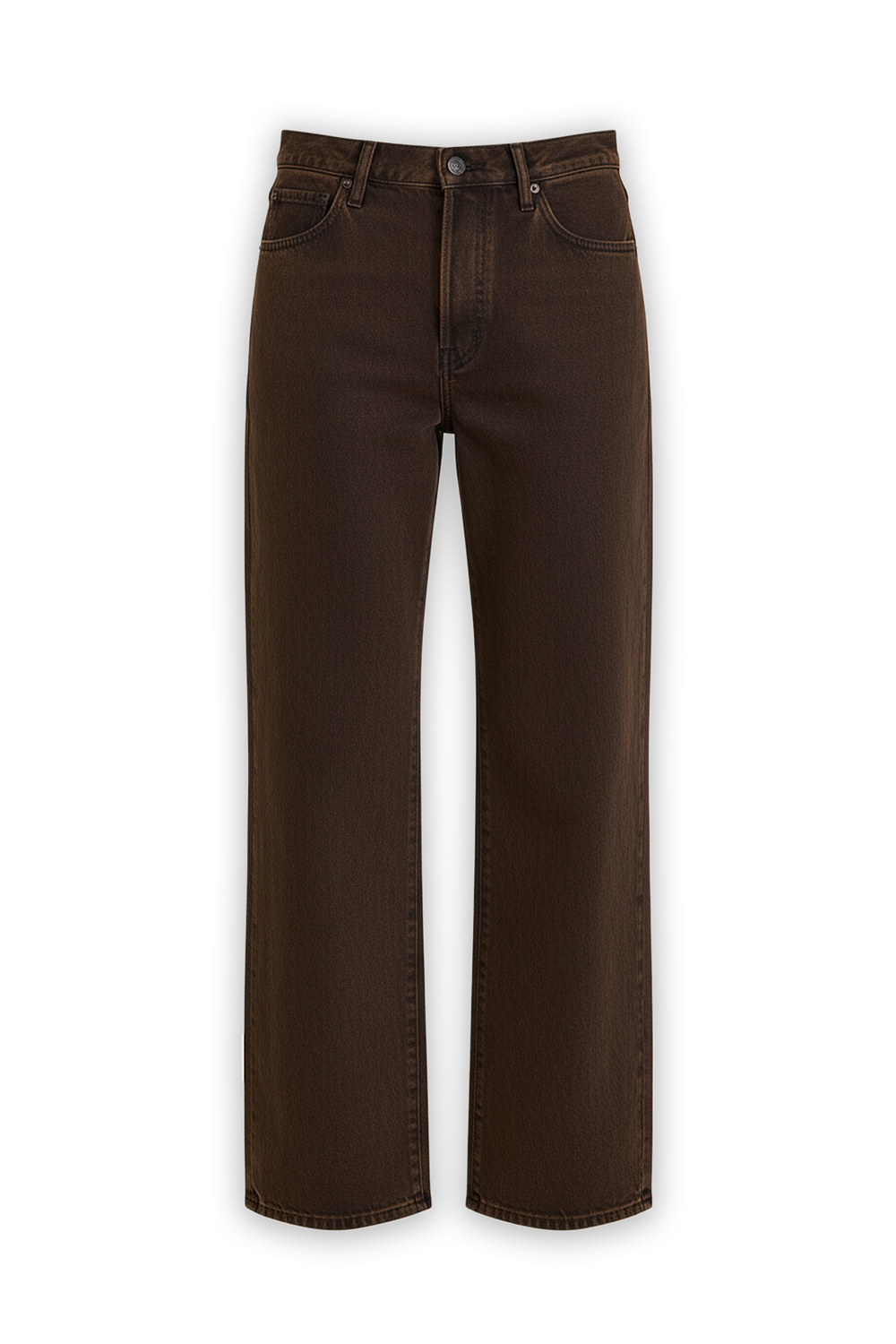 תמונה קידמית של מכנסי ג'ינס בגזרה מתרחבת