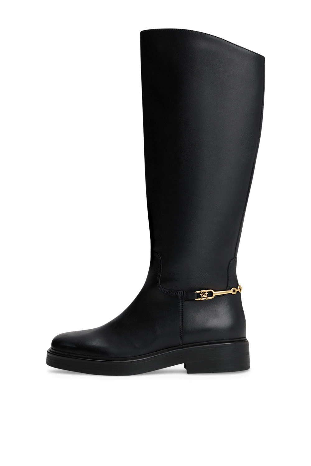 תמונה אחורית של מגפי עור