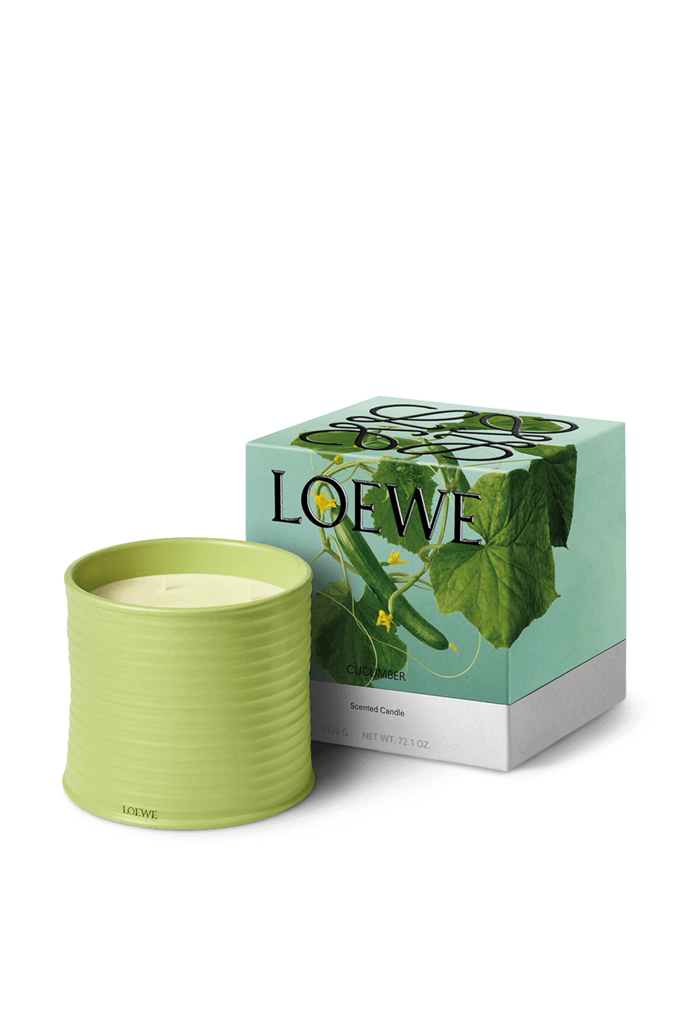 תמונה אחורית של LOEWE Cucumber Large Scented Candle