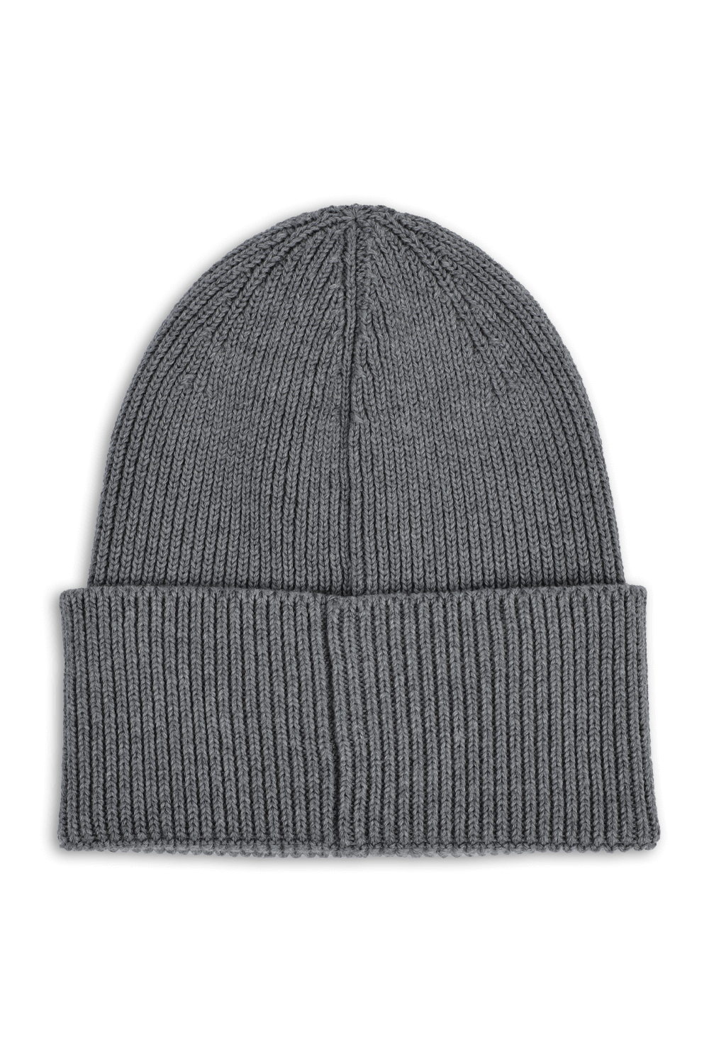 grey ribbed beanie