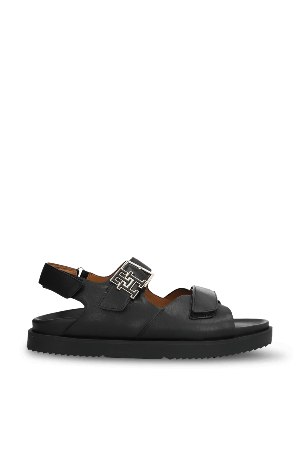 תמונה קידמית של סנדלי עור