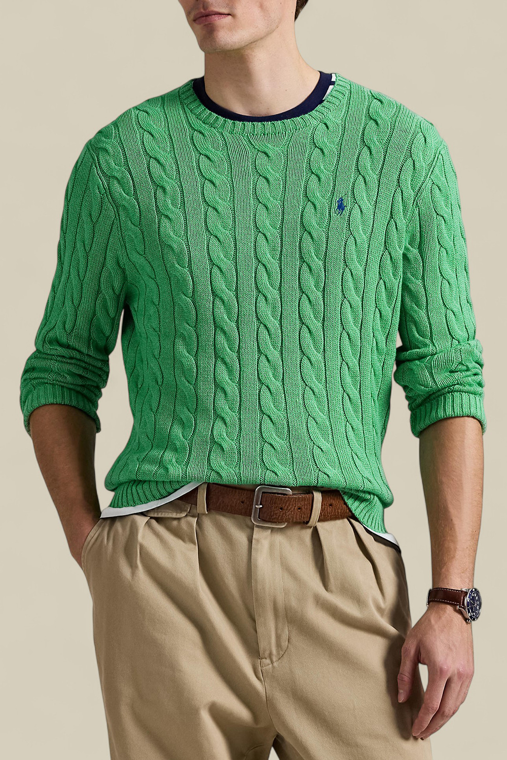 תמונת דוגמן קידמית של סריג כותנה