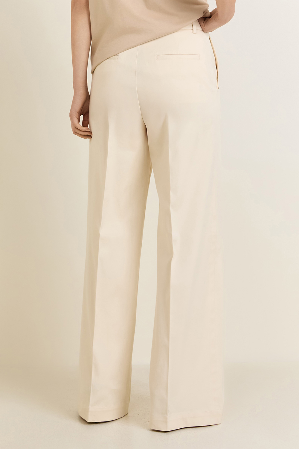 תמונת דוגמן אחורית של מכנסיים מחויטיים