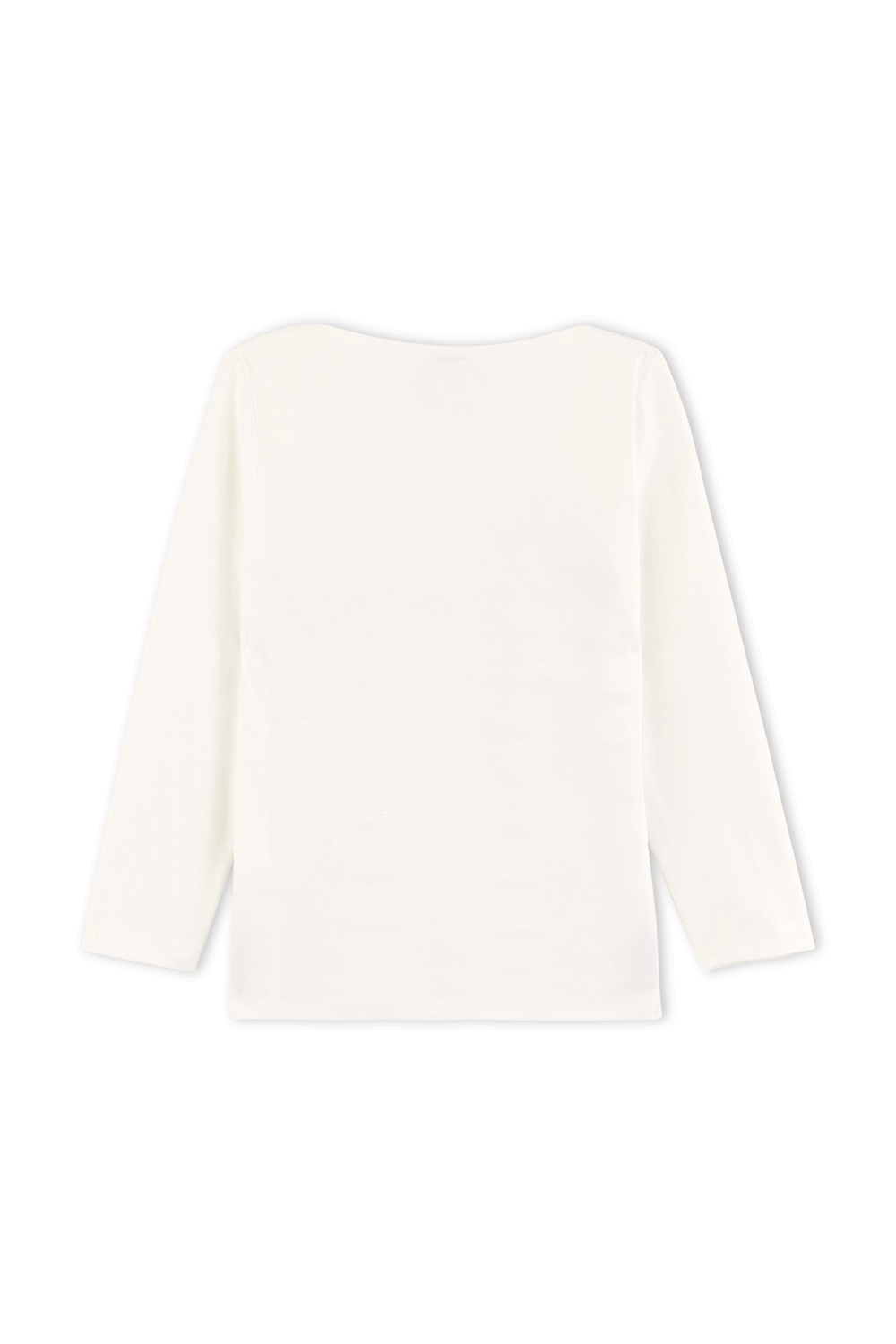 תמונה אחורית של חולצה ארוכה בהדפס פסים - גילאי 3-5