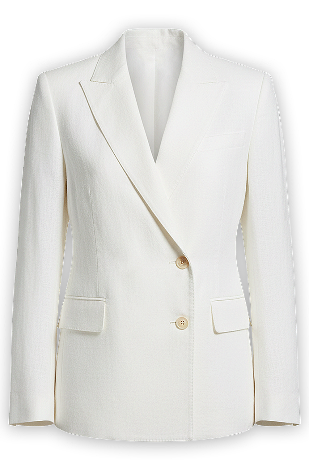 תמונת דוגמן קידמית של בלייזר פשתן