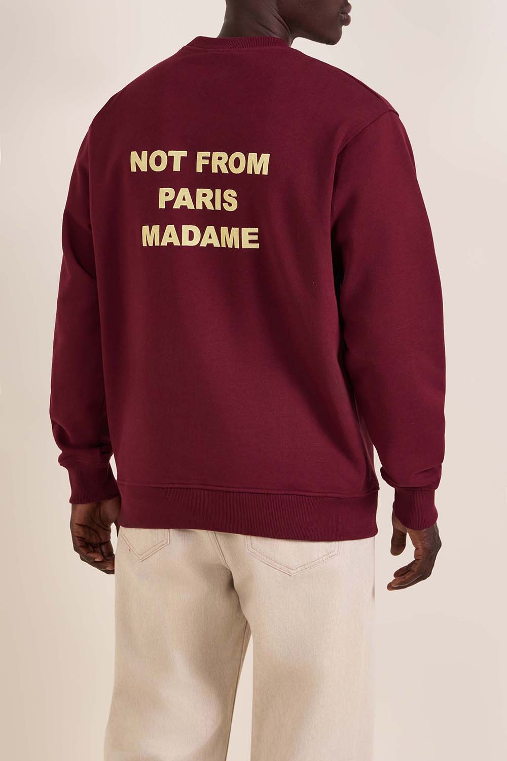 תמונת תקריב דוגמן של סווטשירט