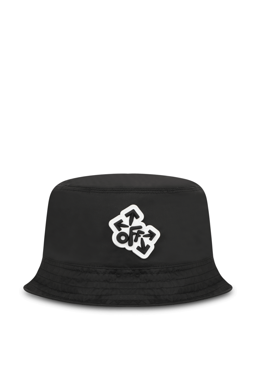 תמונה קידמית של גילאי 1-2 כובע באקט שחור עם לוגו