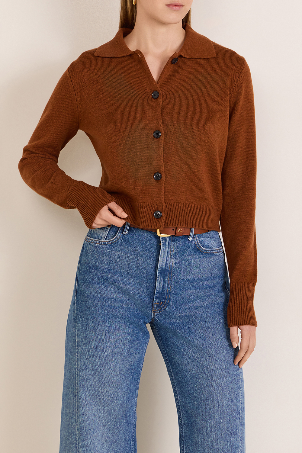 תמונת דוגמן קידמית של קרדיגן קשמיר