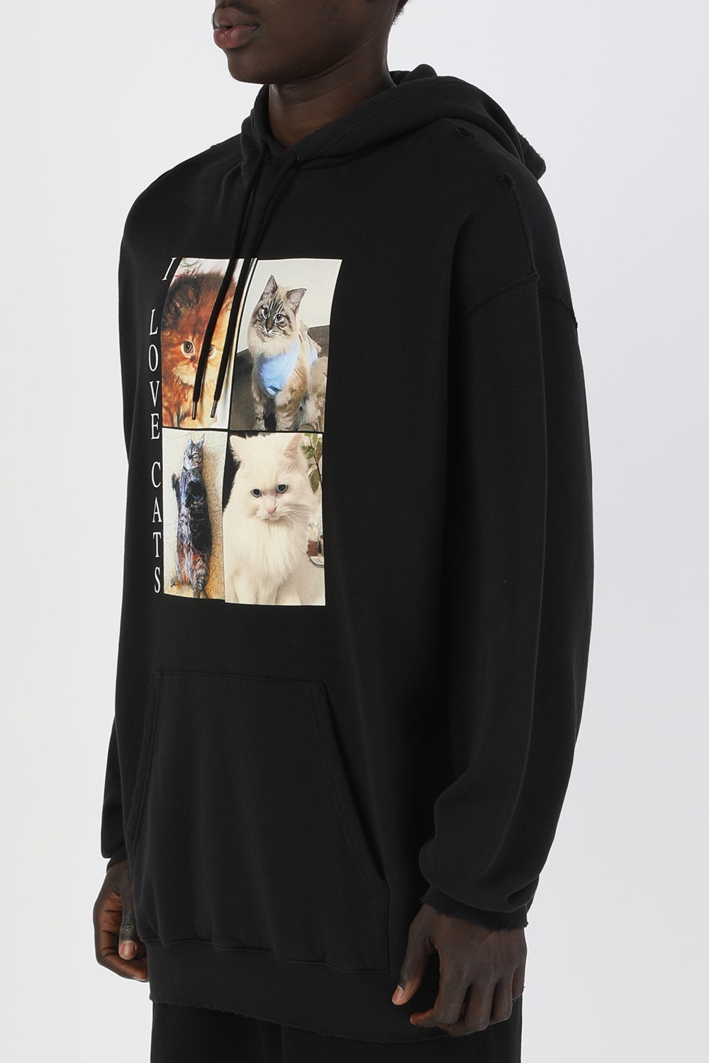 balenciaga i love cats hoodie