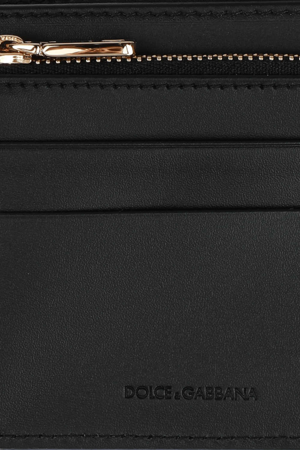 תמונת פנים של Bifold Leather Wallet in Black