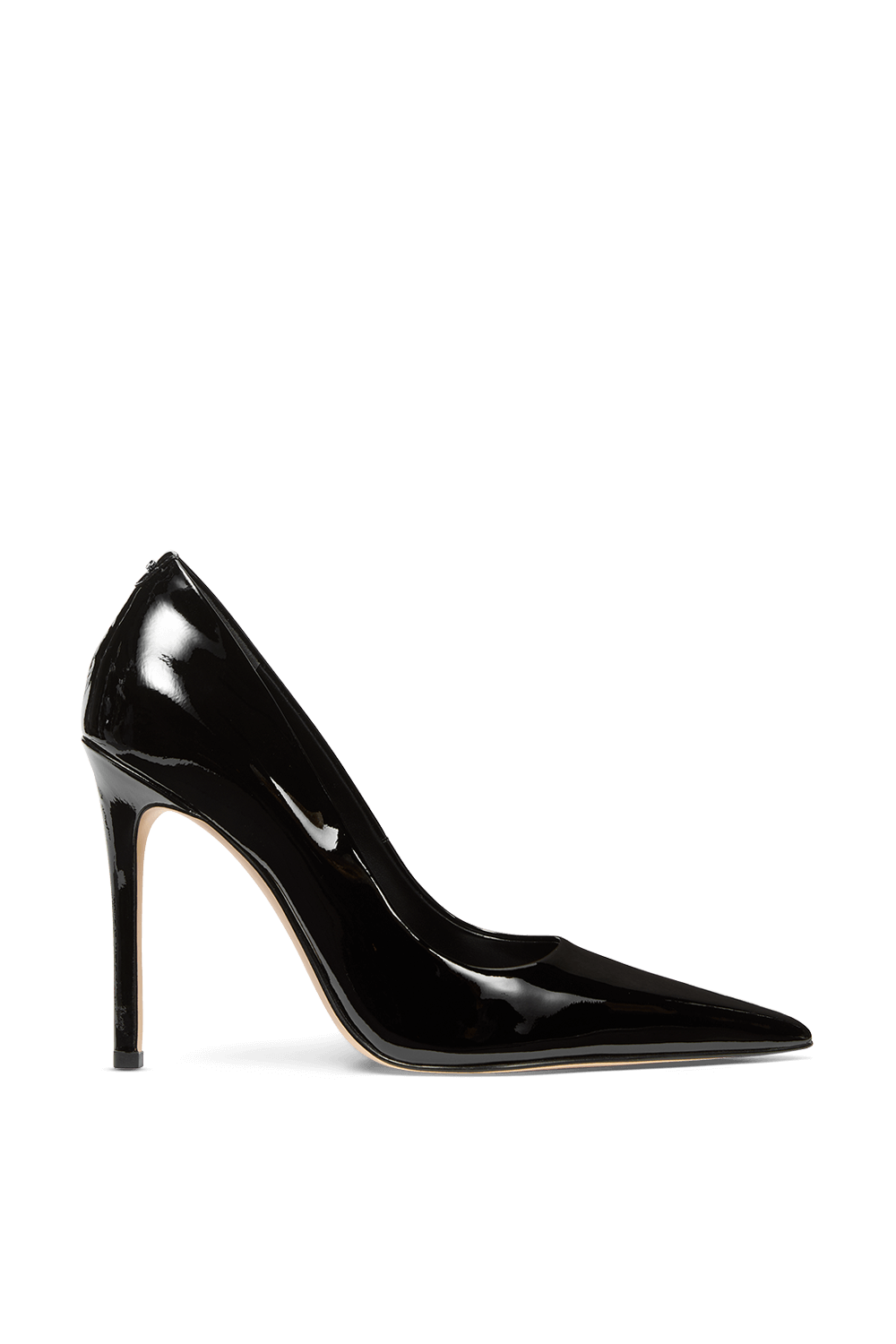 תמונה קידמית של נעלי עקב לכה סטילטו