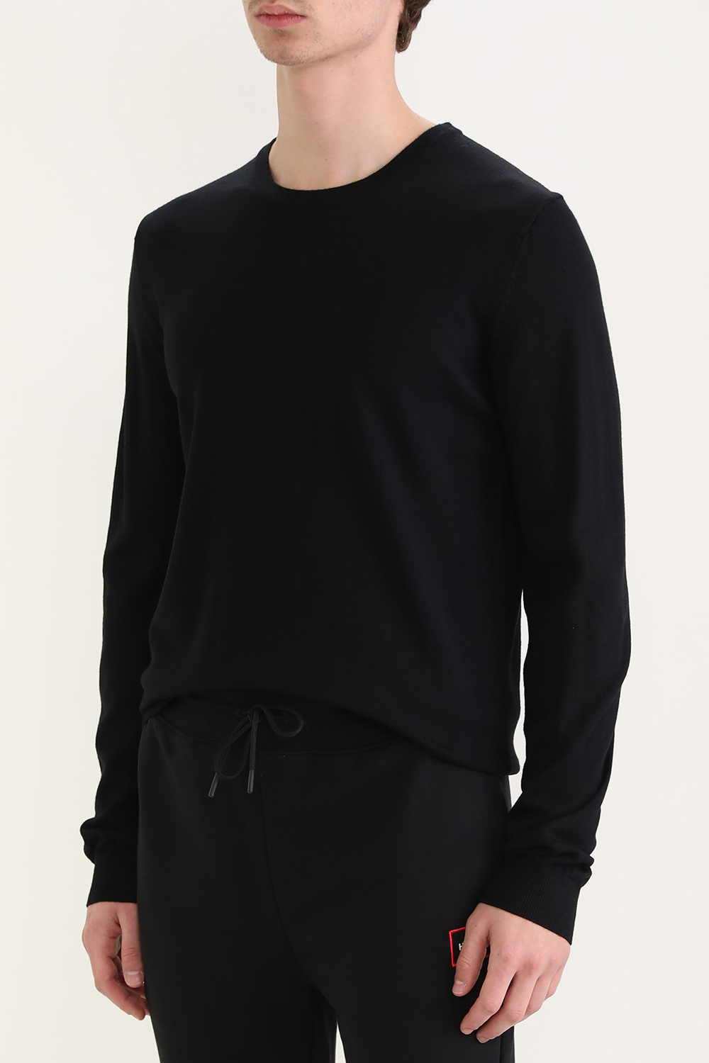 תמונת דוגמן קידמית של סריג סלים מצמר מרינו