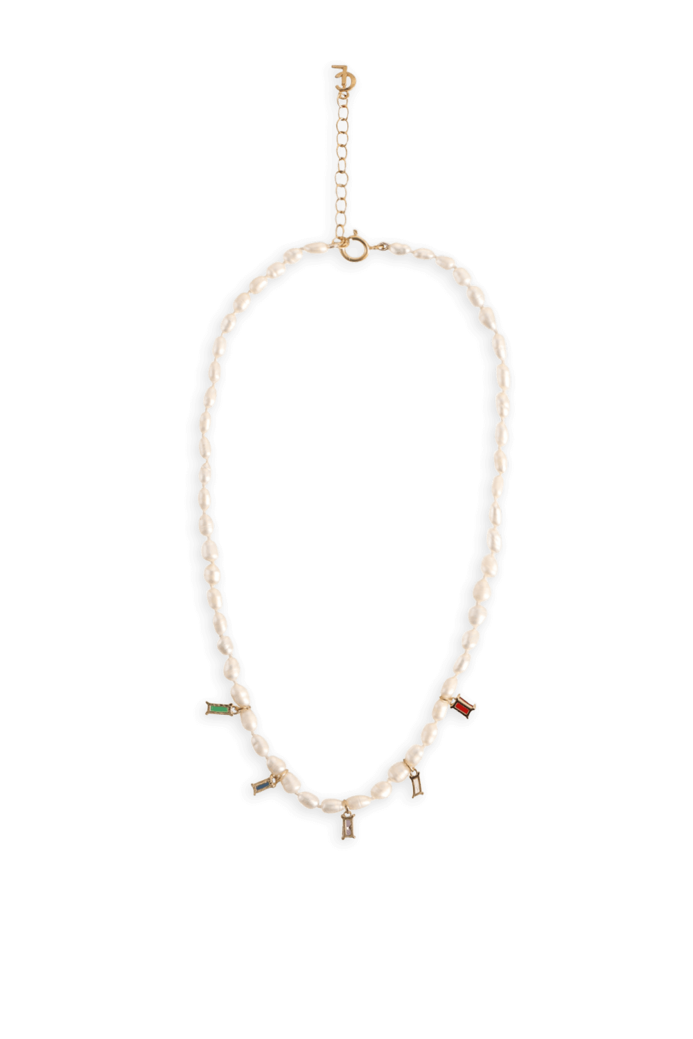 תמונה קידמית של שרשרת אבנים