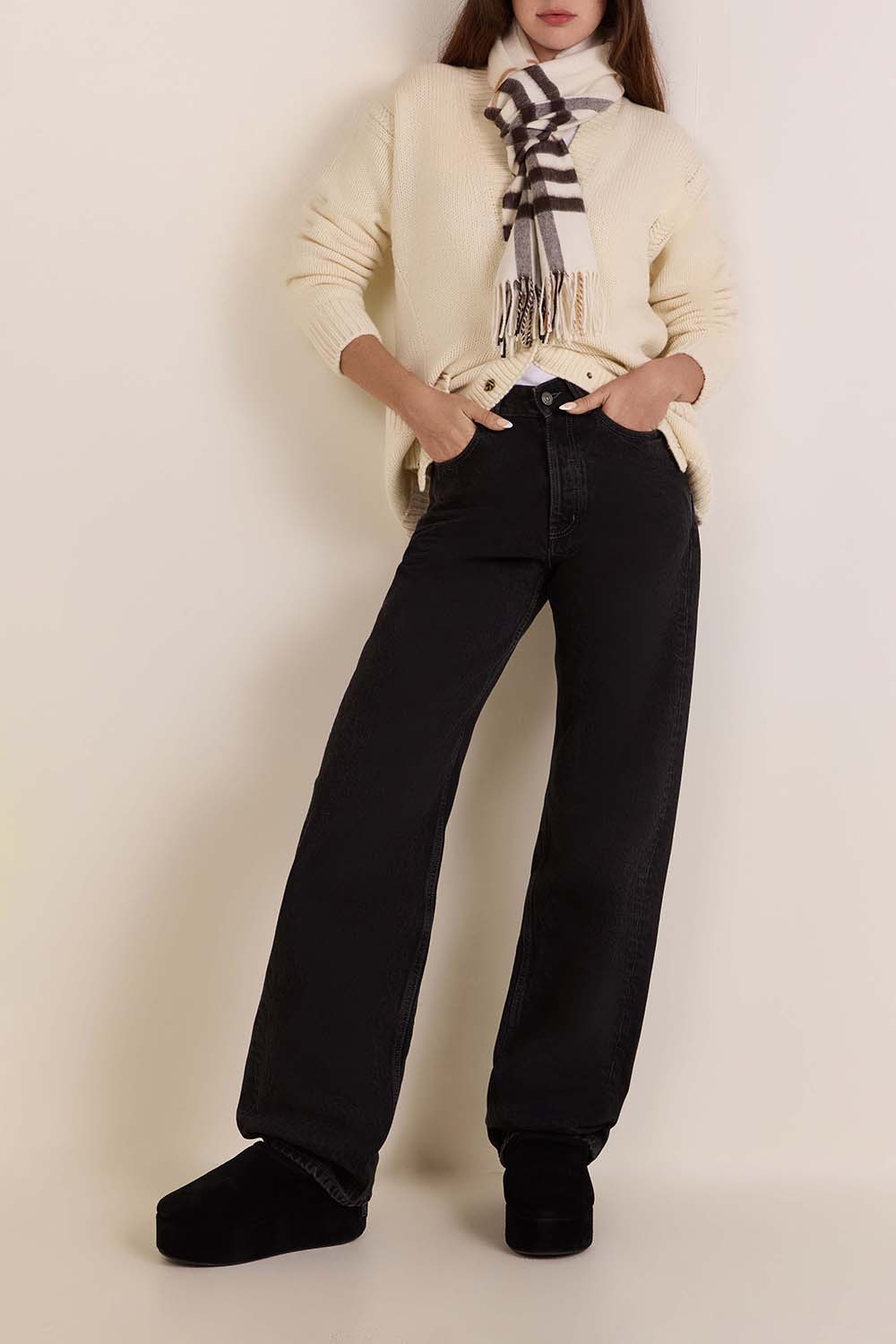 תמונת דוגמן קידמית של צעיף קשמיר