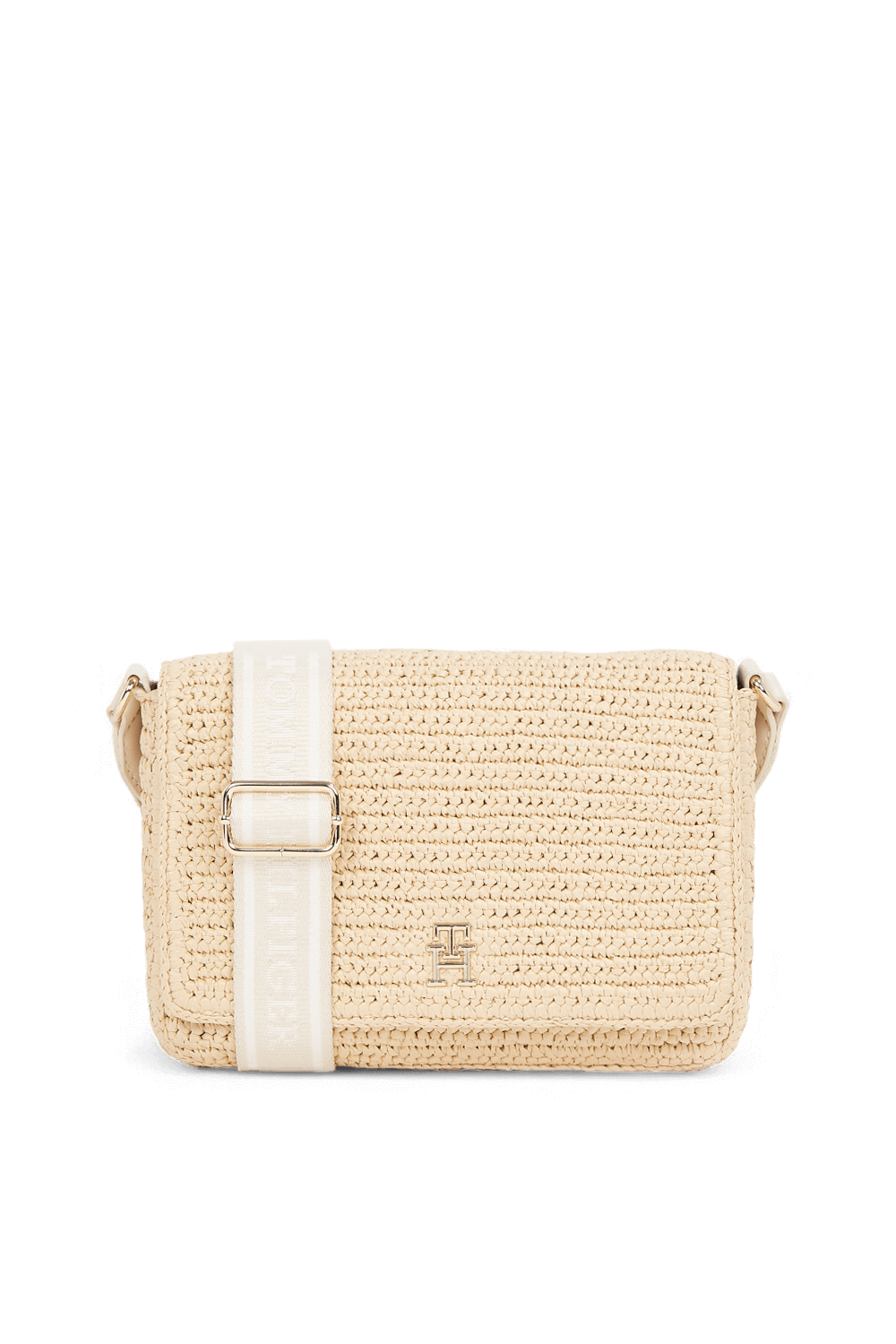 תמונה קידמית של תיק קרוסבודי רפיה