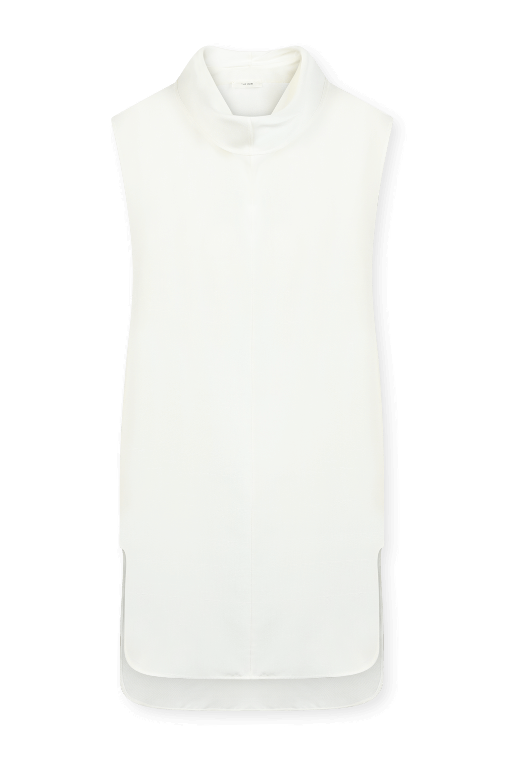 תמונה קידמית של חולצת משי ללא שרוולים