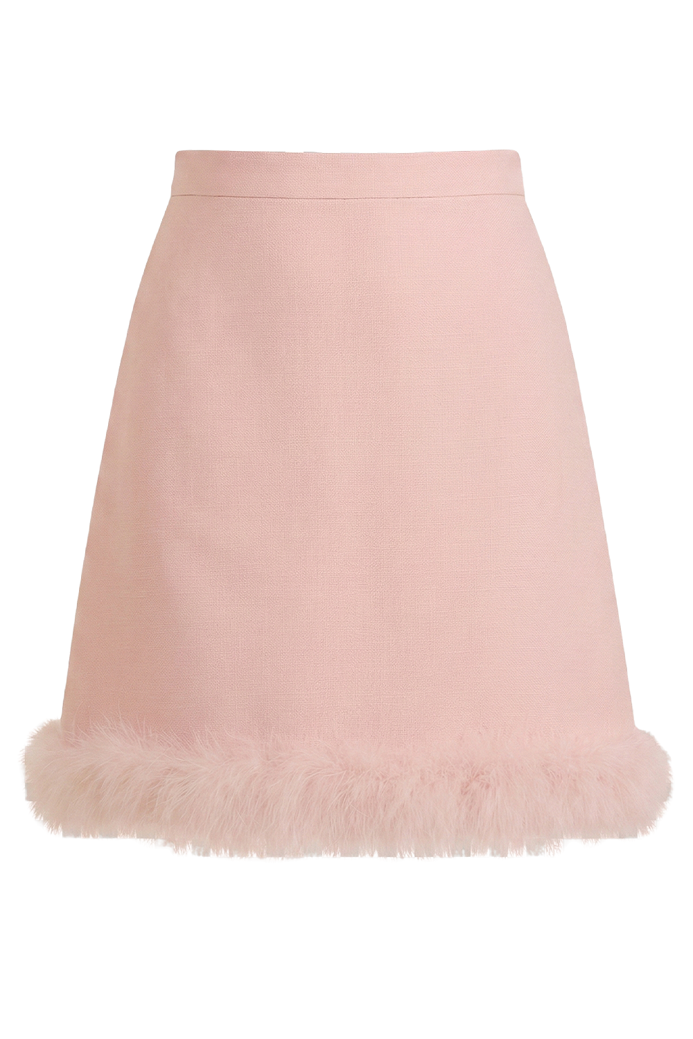 תמונה קידמית של חצאית צמר ומשי