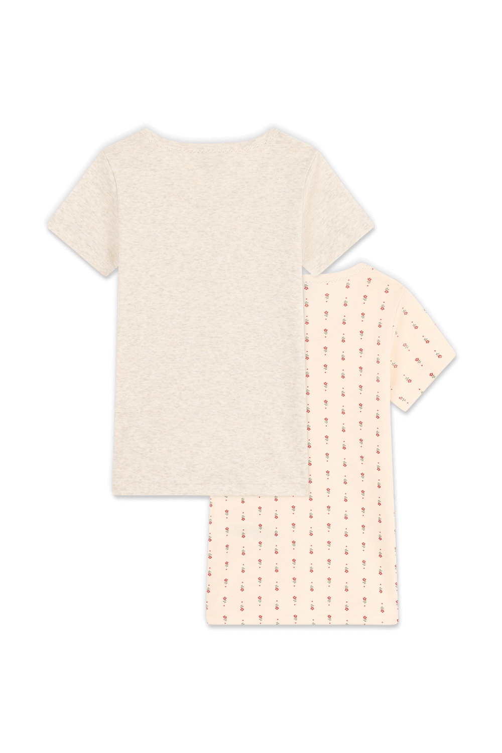 תמונה אחורית של מארז שתי חולצות טי - גילאי 6-12 שנים