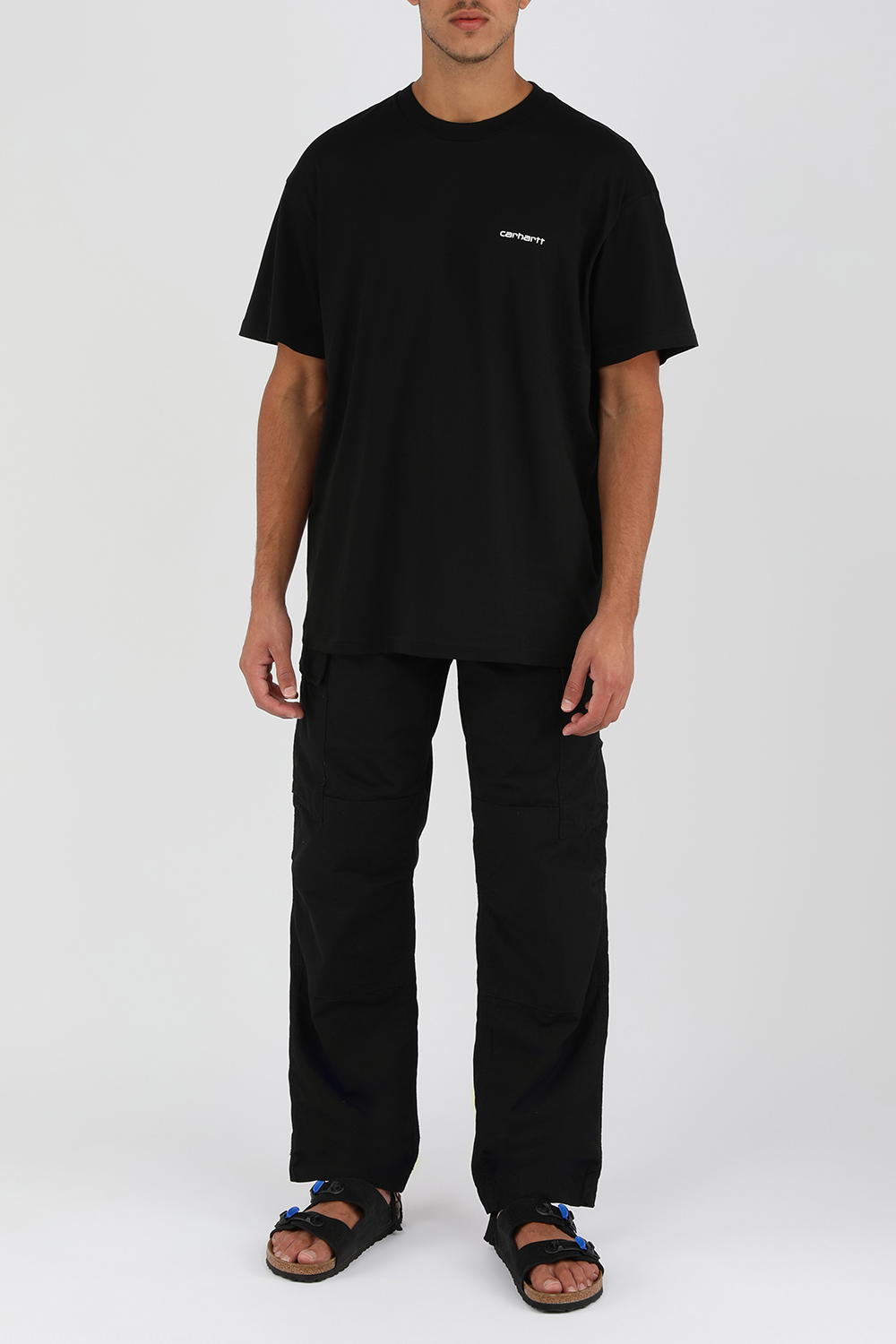 תמונת דוגמן קידמית של בירקנשטוק X אדר ארור כפכפי אריזונה שחורים