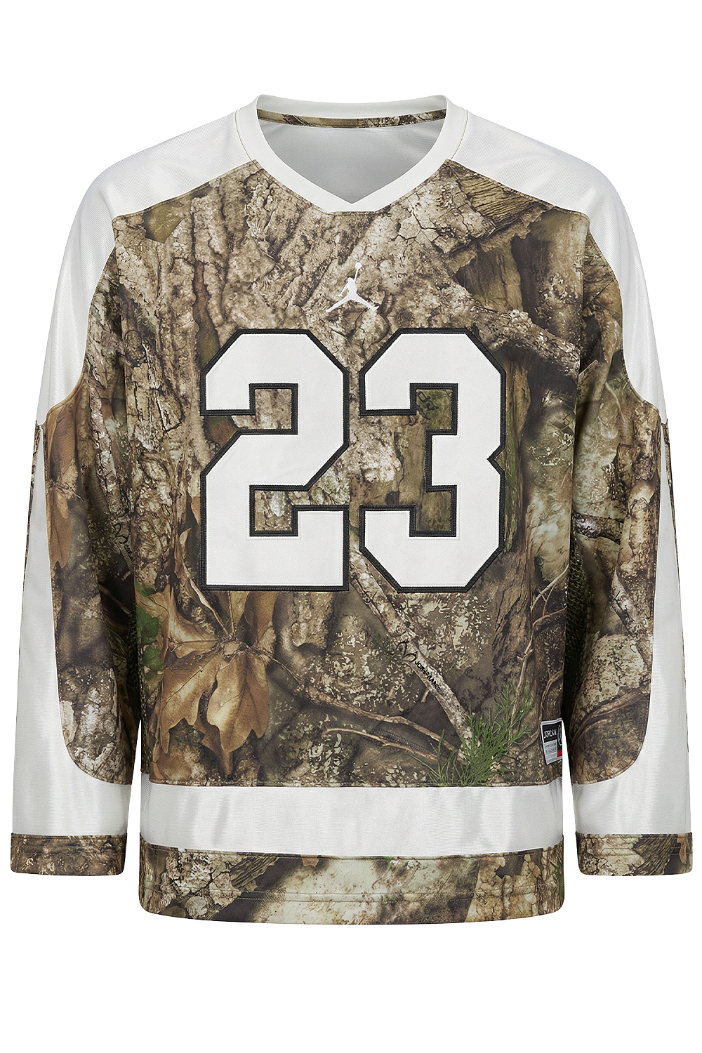 תמונה קידמית של חולצת הוקי אוברסייז נייקי ג'ורדן X רילטריי