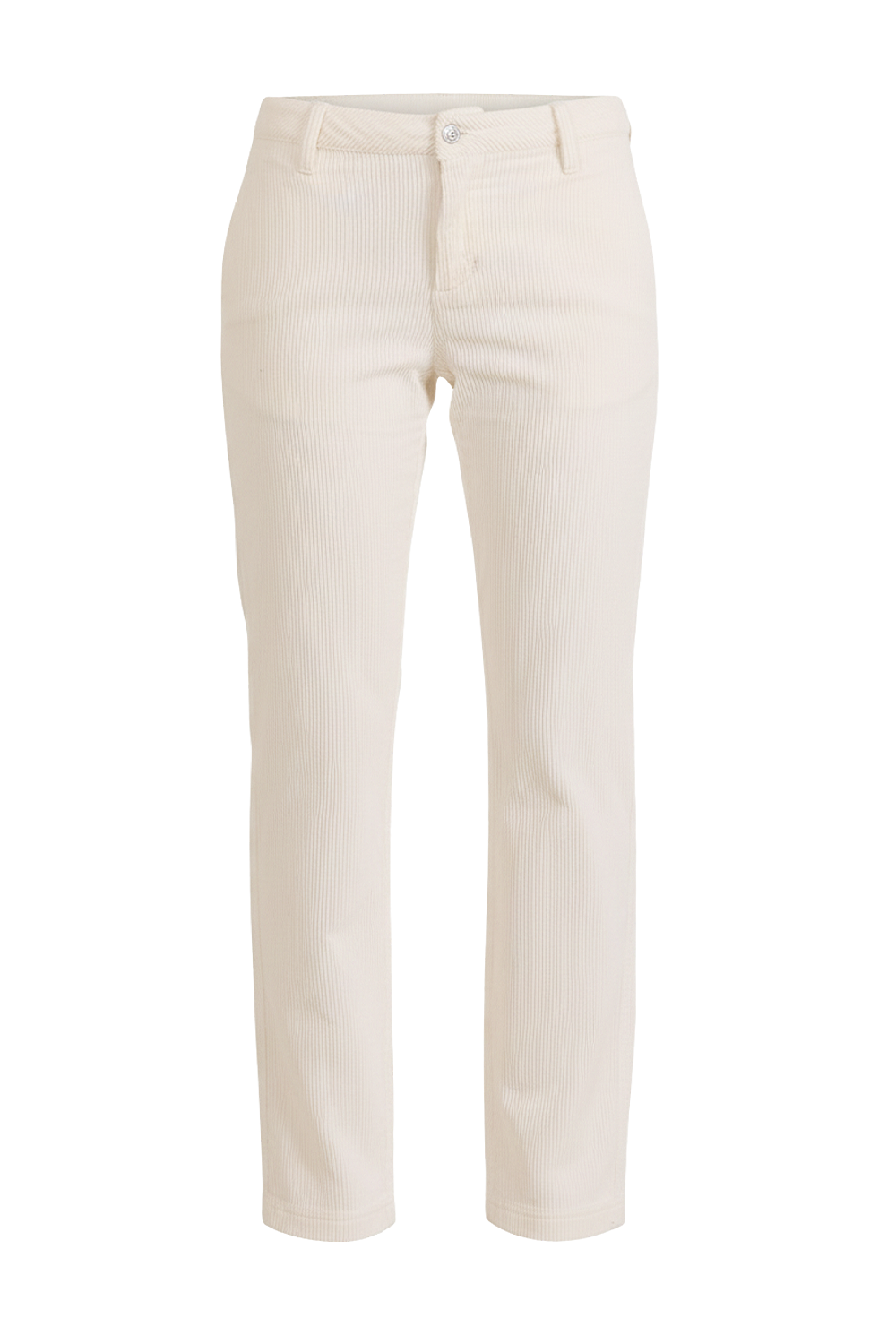 תמונה קידמית של מכנסי קורדרוי בגזרה ישרים