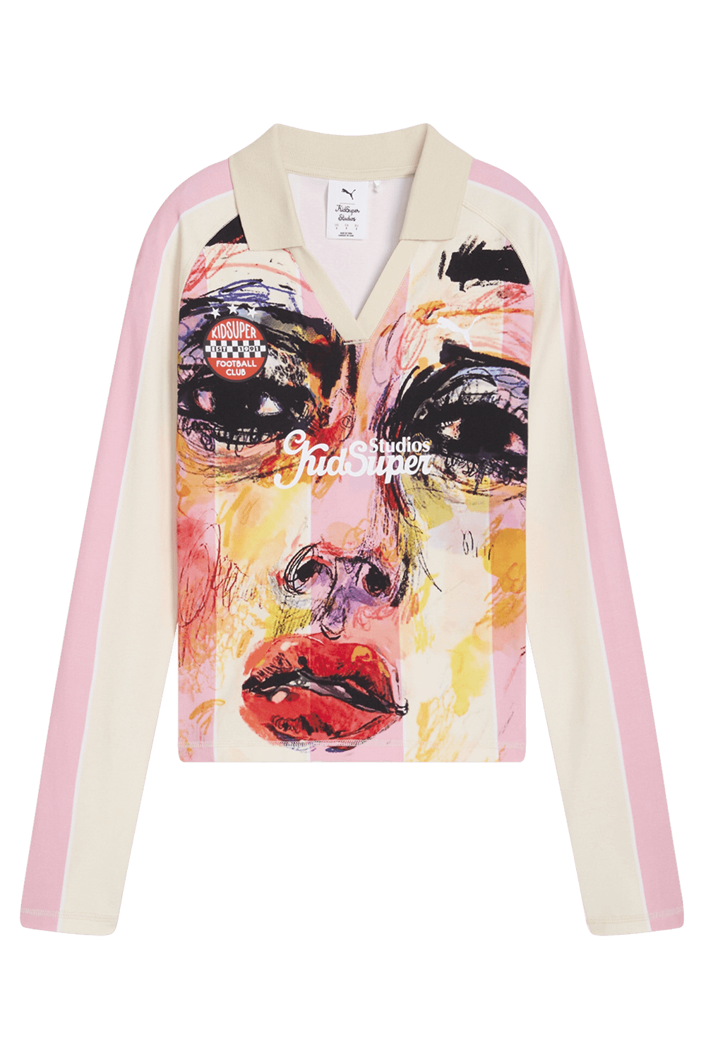 תמונה קידמית של קידסופר X פומה חולצת טי