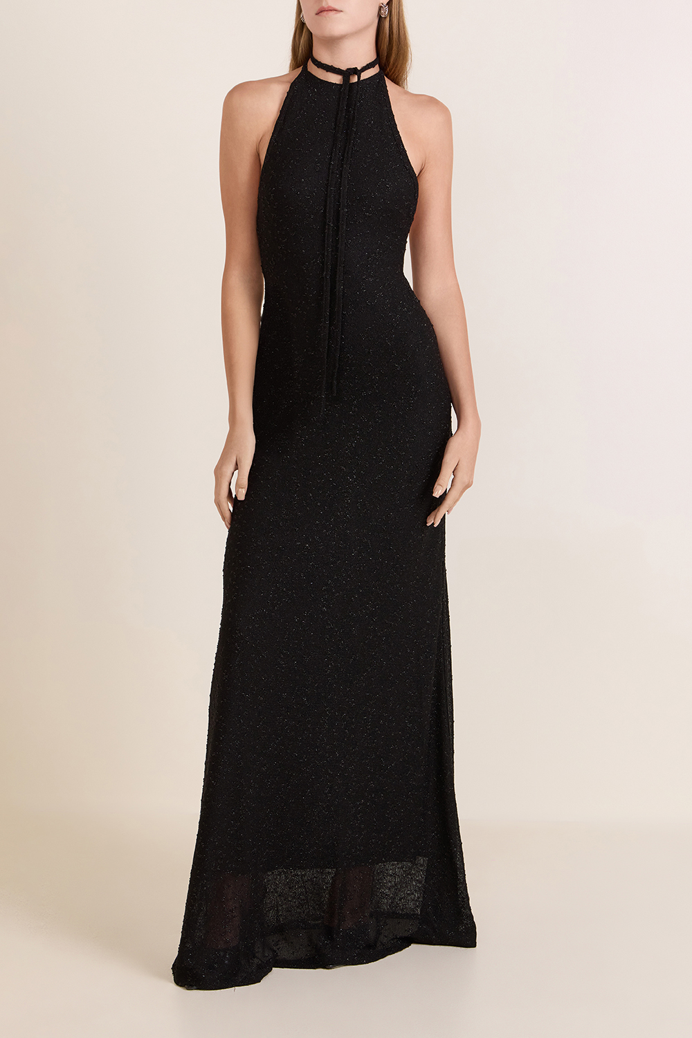 תמונת דוגמן קידמית של שמלת מקסי