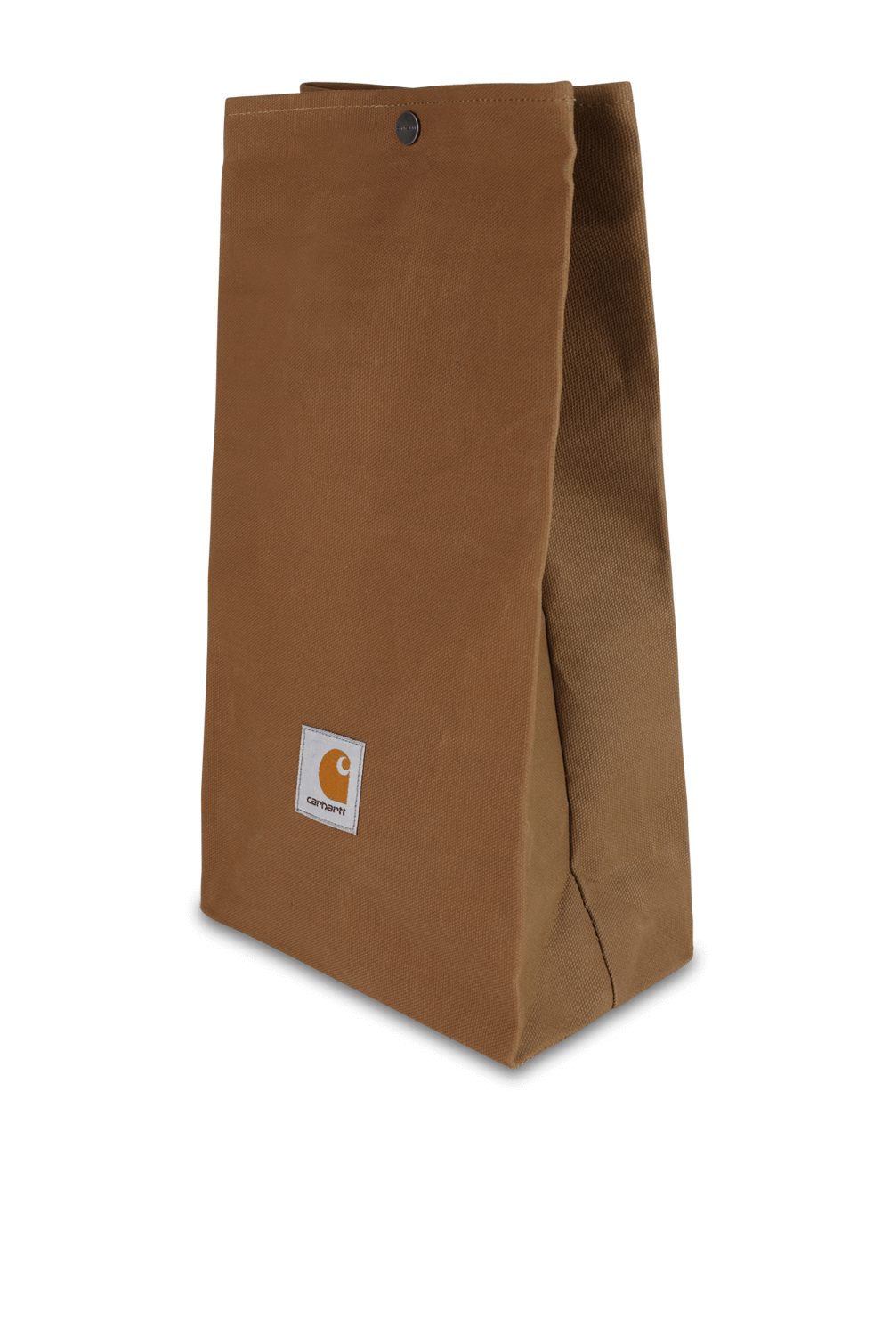 תמונת תקריב של תיק אוכל בגוון חום