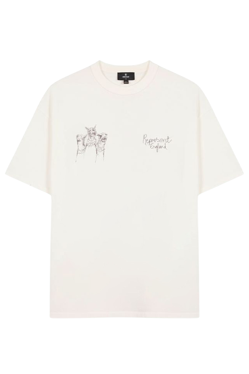 תמונה קידמית של חולצת טי מצוירת