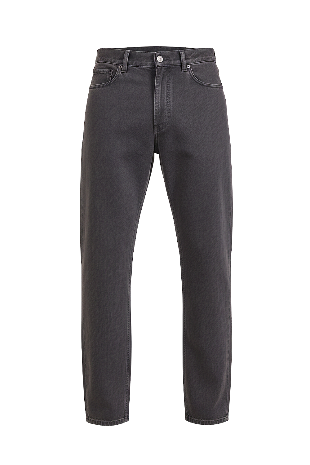 תמונה קידמית של מכנסי ג'ינס בגזרה ישרה