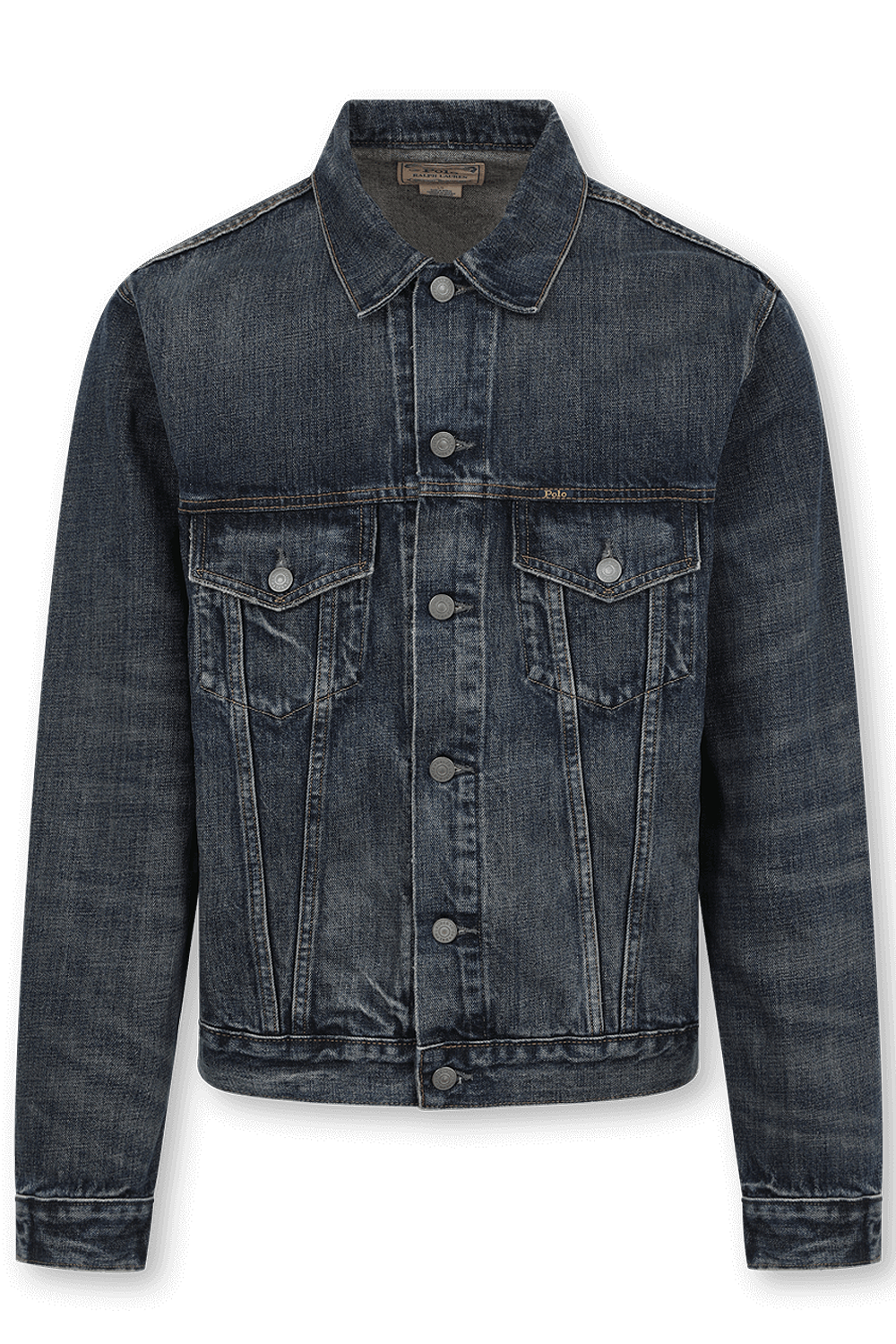 תמונה קידמית של ז'קט דנים וינטג'