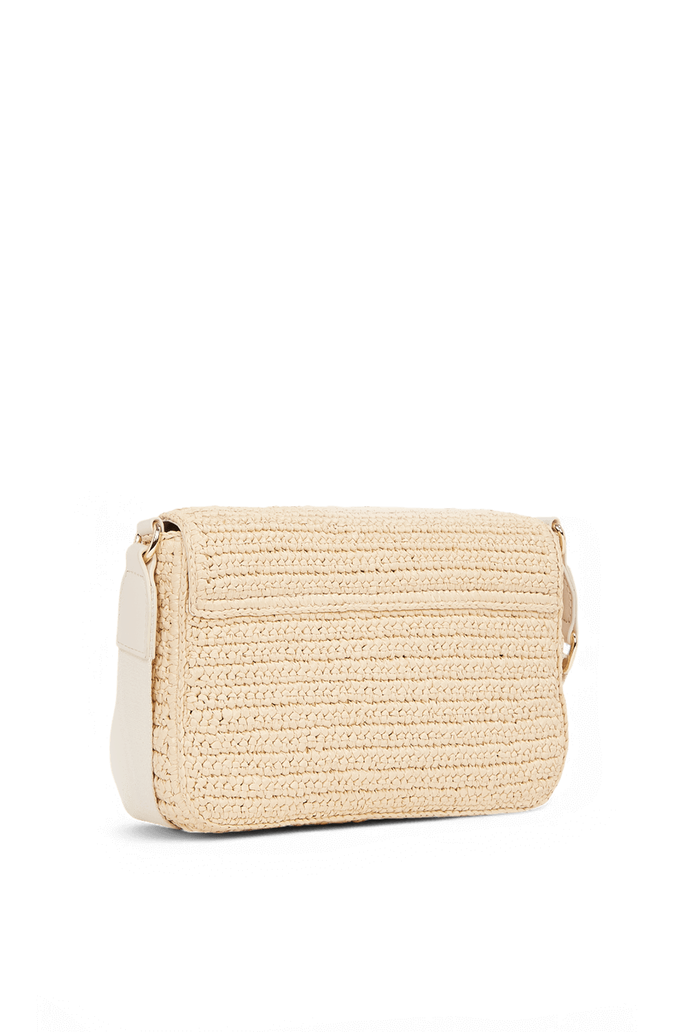 תמונה אחורית של תיק קרוסבודי רפיה