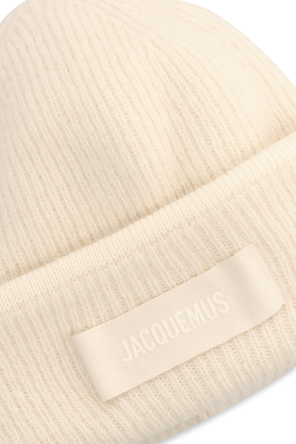 תמונת תקריב של כובע צמר