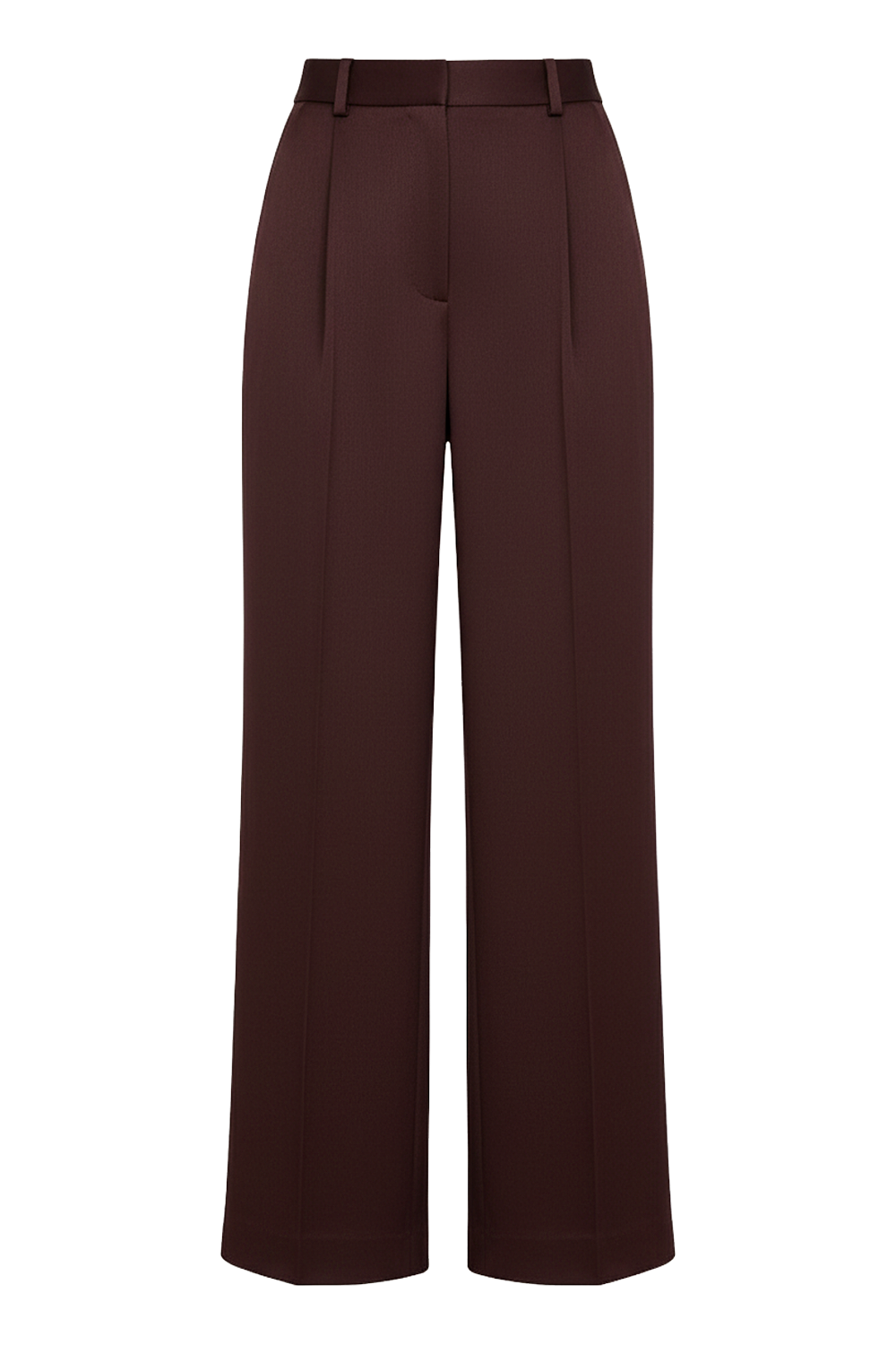 תמונה קידמית של מכנסיים מחוייטים עם קפלים